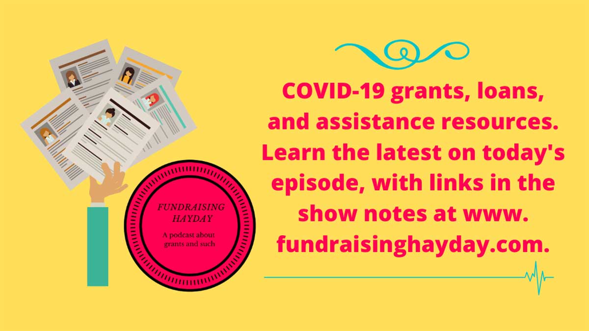 COVID-19 grants, loans, assistance podcast cover